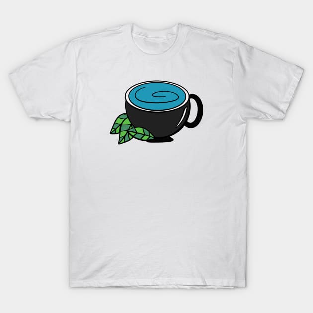 Blueberry Tea T-Shirt by Kelly Louise Art